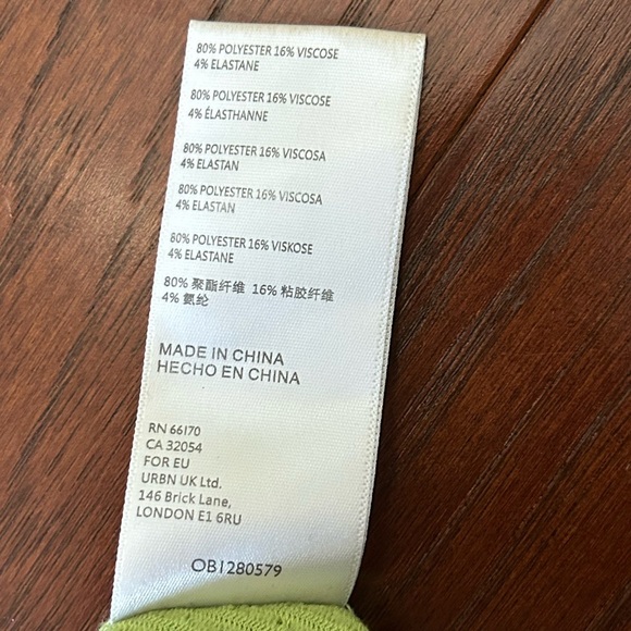 Urban Outfitters Estella Textured Tank Top green size XS - Picture 8 of 8